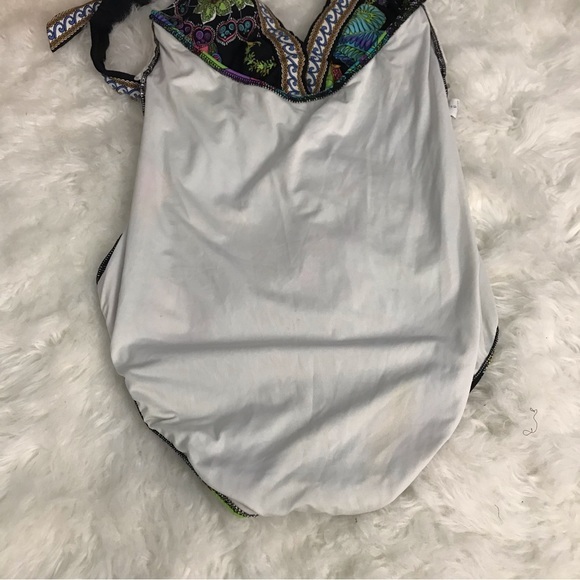 Trina Turk One Piece Halter Swimsuit 10 - Picture 9 of 10